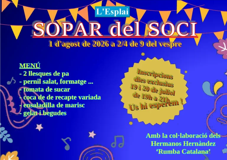 Sopar del soci