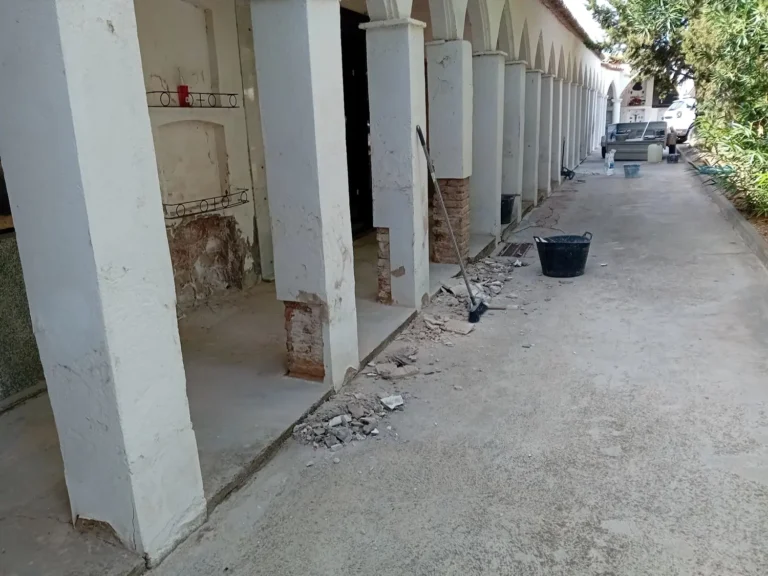Millores al cementiri de Bellvís