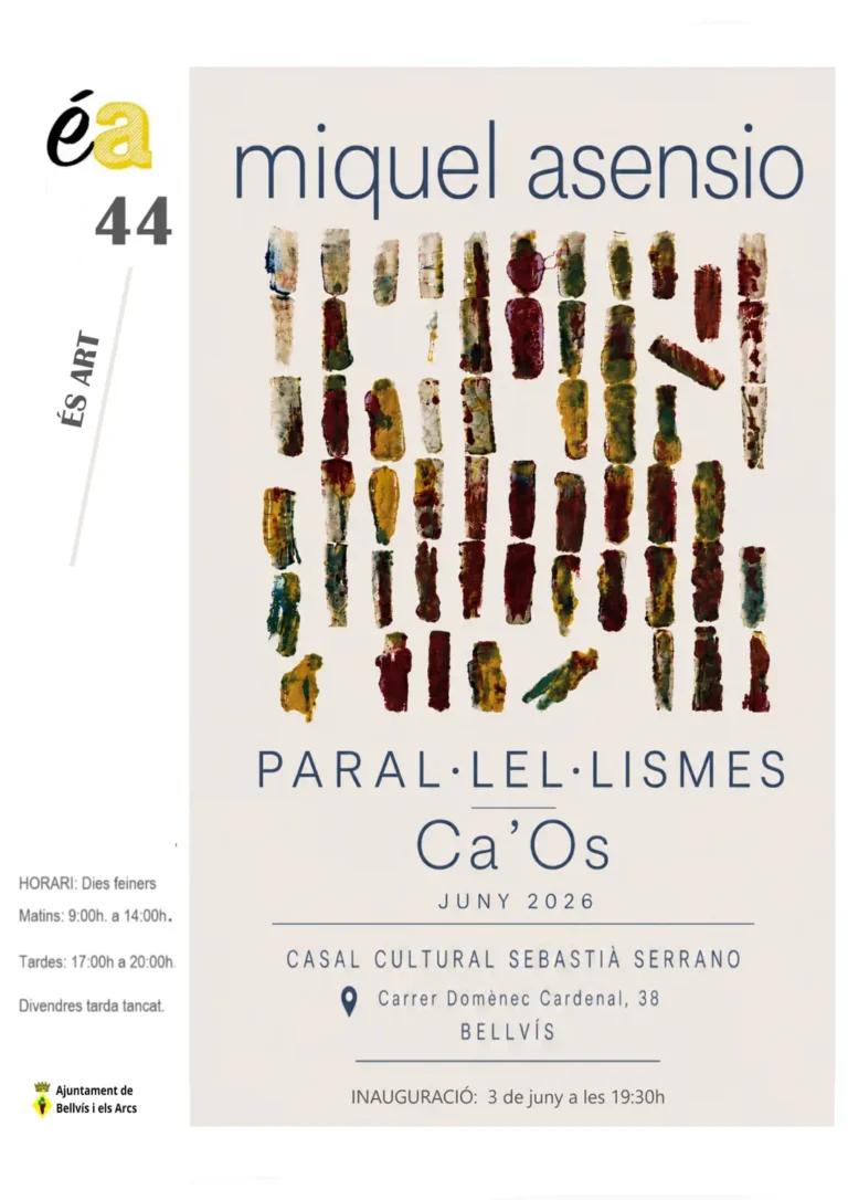 Inauguració de l’exposició «Paral·lel»lisme Ca’Os» de Miquel Asensio