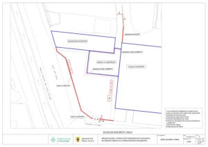 Inici d’obres d’adequació de l’edifici de servei de les Piscines de Bellvís
