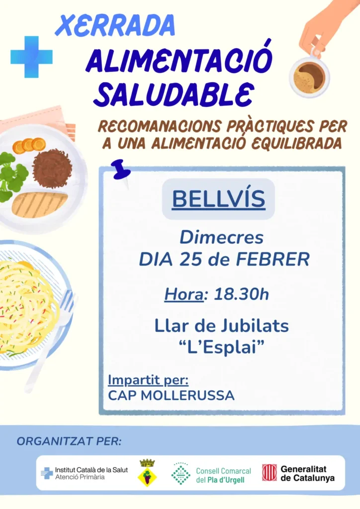 Xerrada – Alimentació saludable