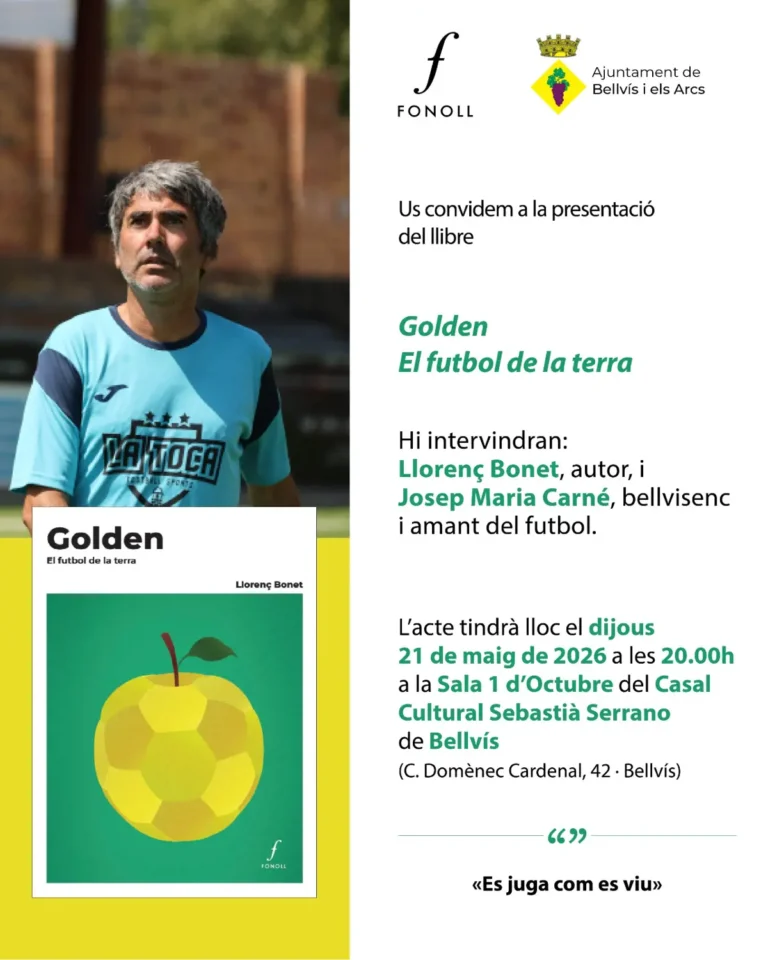 Presentació llibre “Golden”